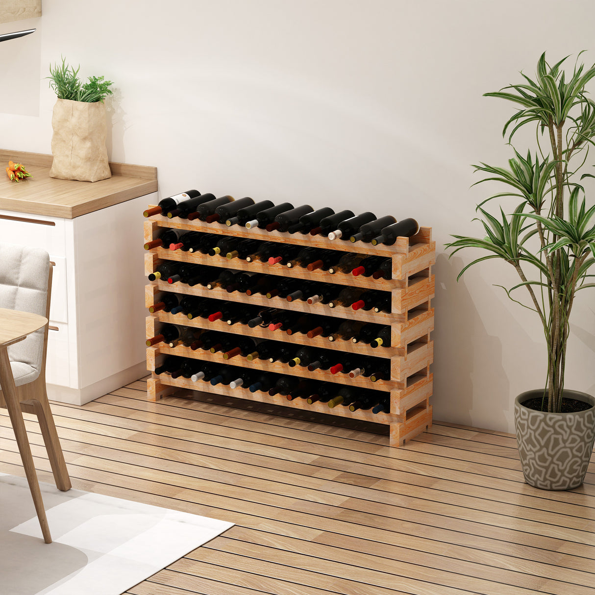 immagine-2-easycomfort-easycomfort-scaffale-portabottiglie-in-legno-di-pino-cantinetta-con-6-ripiani-max-72-bottiglie-100-kg-114-x-28-x-80-cm-ean-8054144130460