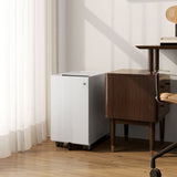 easycomfort easycomfort schedario per ufficio con 2 cassetti fessura a busta e barra per appendere in acciaio 30x50x53 5 cm bianco