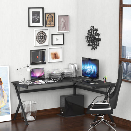 immagine-2-easycomfort-easycomfort-scrivania-angolare-per-ufficio-in-legno-nero-155x130x76cm-ean-8054144139142
