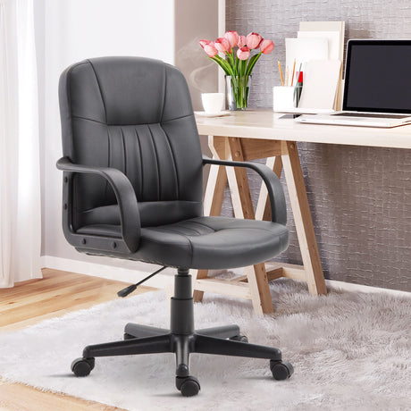 immagine-2-easycomfort-easycomfort-sedia-da-ufficio-ergonomica-e-girevole-poltrona-da-ufficio-con-altezza-regolabile-in-similpelle-606090-99cm-nero-ean-8055776910000