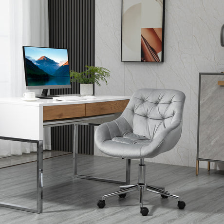 immagine-2-easycomfort-easycomfort-sedia-da-ufficio-ergonomica-girevole-con-altezza-regolabile-e-ruote-rivestimento-in-velluto-grigio