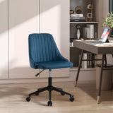 immagine-2-easycomfort-easycomfort-sedia-da-ufficio-in-velluto-blu-con-altezza-regolabile-sedia-ergonomica-girevole-a-360-e-ruote-50x58x77-87cm