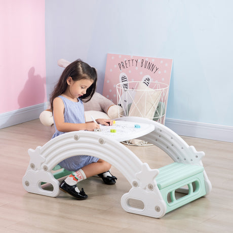 immagine-2-easycomfort-easycomfort-set-2-in-1-altalena-per-bambini-e-tavolo-e-sedie-per-bambini-con-2-seggiolini-in-hdpe-100x54x42-cm