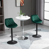 immagine-2-easycomfort-easycomfort-set-2-sgabelli-da-bar-altezza-regolabile-con-base-in-metallo-e-seduta-in-velluto-sgabelli-moderni-con-schienale-e-poggiapiedi-46x48x83-104-cm-verde