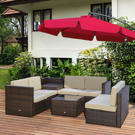 immagine-2-easycomfort-easycomfort-set-da-giardino-8-pezzi-con-4-poltrone-2-poltrone-angolari-e-2-tavolini-per-giardino-in-rattan-marrone