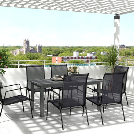 easycomfort easycomfort tavolo da giardino allungabile da 160 220 cm per 6 8 persone rettangolare in alluminio grigio