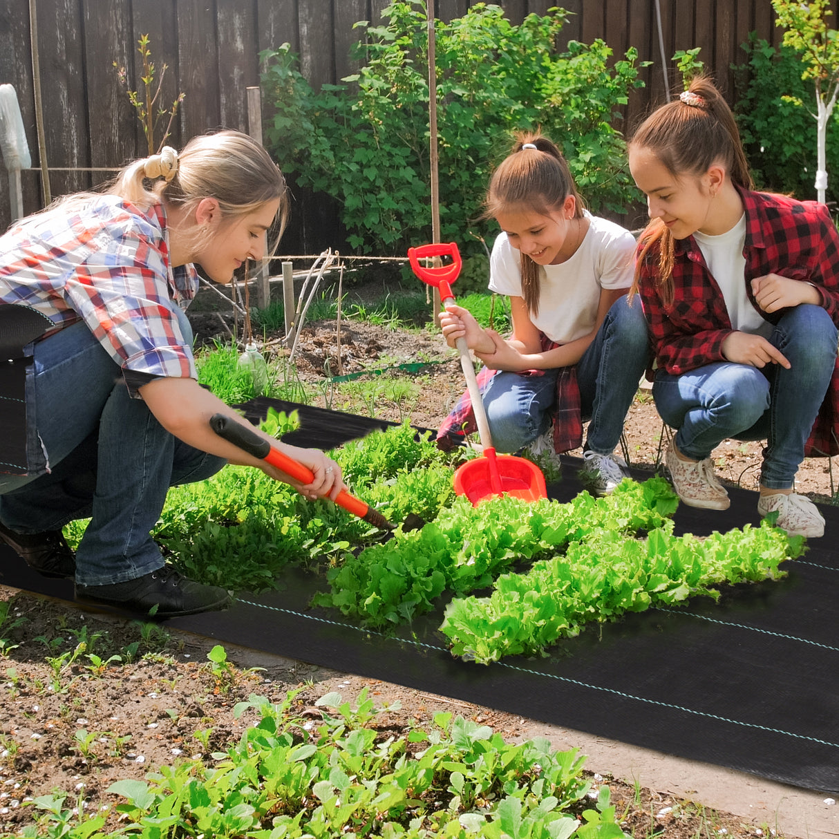 easycomfort easycomfort telo per pacciamatura 2x25 m per orto serra e giardino drenante e traspirante nero