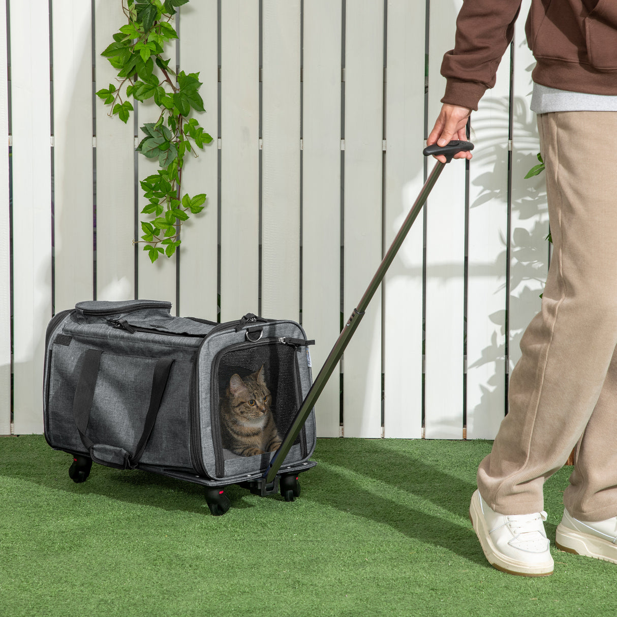 immagine-2-easycomfort-easycomfort-trasportino-per-cani-e-gatti-4-in-1-pieghevole-con-maniglia-telescopica-50x31x37-cm-grigio