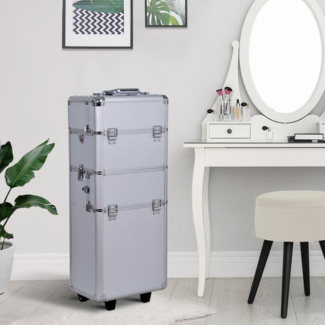 immagine-2-easycomfort-easycomfort-valigetta-beauty-case-2-in-1-con-maniglia-regolabile-su-3-livelli-e-ruote-trucco-professionale-trolley-per-make-up-in-alluminio-35-5x23x105-cm-argento-ean-8055776914862