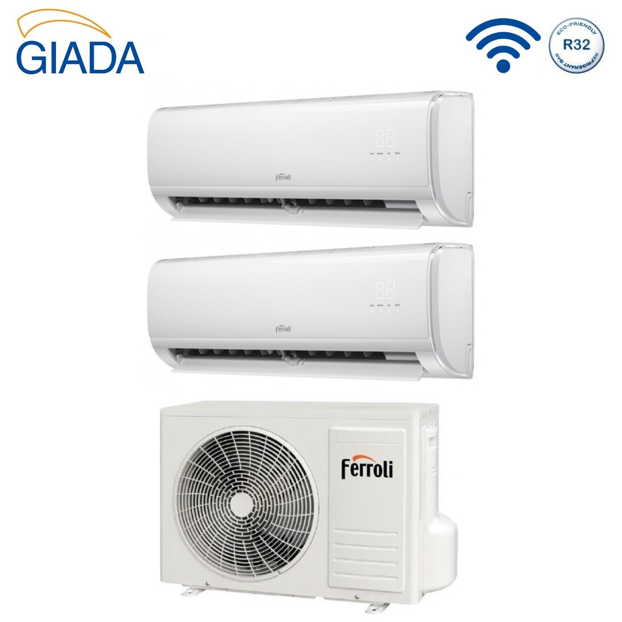 immagine-2-ferroli-climatizzatore-condizionatore-ferroli-dual-split-inverter-serie-giada-m-1212-con-27-3-r-32-wi-fi-integrato-1200012000