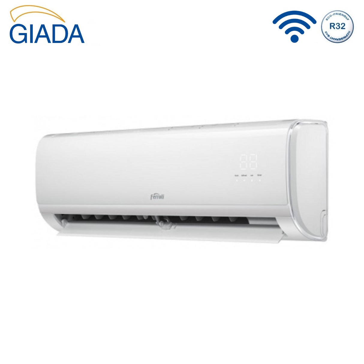 immagine-2-ferroli-unita-interna-a-parete-ferroli-serie-giada-9000-btu-2cp001hf-r-32-wi-fi-integrato-ean-8028693896641