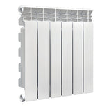 fondital radiatore in alluminio fondital exclusivo d3 da 3 a 14 elementi con interasse 600 mm