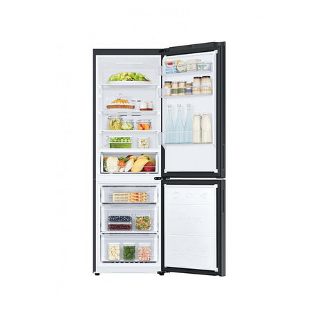 frigorifero combinato samsung rb33b610fbn 344 litri classe energetica f a185 3xl59 5xp65 8 no frost digital inverter tecnologia spacemax nero 38251