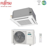 fujitsu condizionatore a cassetta fujitsu kv eco 9000 btu auxg09kvla r 32 wi fi optional con griglia e telecomando