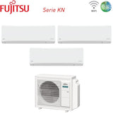 fujitsu condizionatore fujitsu trial split inverter kn airstage 779 con aoeg24kbca3 r 32 wi fi integrato