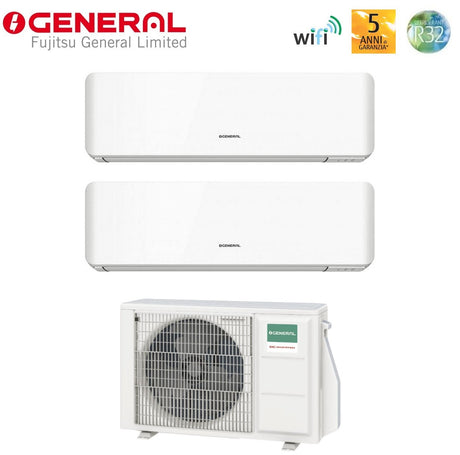general fujitsu condizionatore dual split general fujitsu standard km 914 con aohg18kbta2 r 32 wi fi integrato