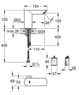 immagine-2-grohe-miscelatore-elettronico-a-infrarossi-grohe-bau-comsopolitan-e-con-dispositivo-di-miscelazione-e-blocco-temperatura