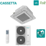 hisense condizionatore a cassetta hisense 60000 btu auc175ur4rkc8 r 32 wi fi optional trifase con pannello e telecomando