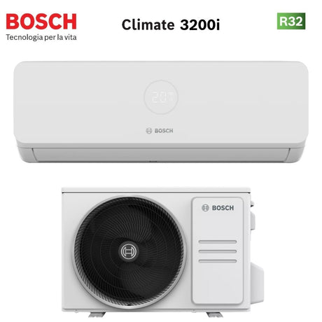 junkers bosch condizionatore bosch climate 3200i 12000 btu cl3200i set 35 we r 32 wi fi optional