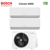 junkers bosch condizionatore dual split bosch climate 4000i 1212 con 5000m 532 e r 32 wi fi optional
