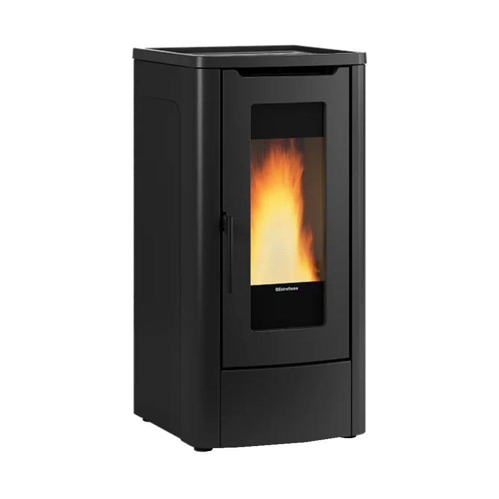 la nordica stufa a pellet la nordica extraflame dahiana 5 0 da 10 kw wi fi optional con telecomando