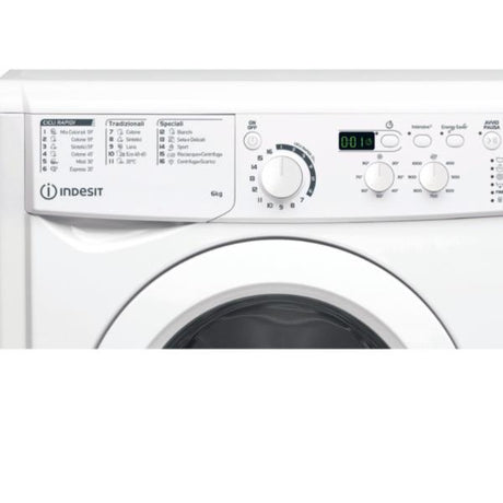 lavatrice a carica frontale 6 kg indesit ewd 61051 w it n water balance plus 1000 giri classe f