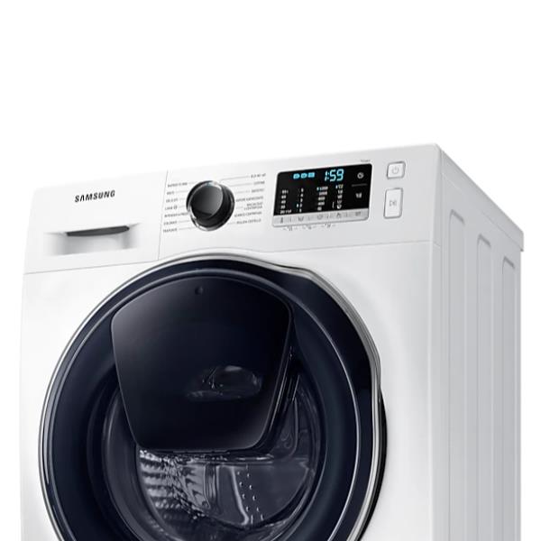 lavatrice a carico frontale samsung 8 kg slim ww8nk52e0vw classe c a85xp45 6xl60 1200 giri addwash ecolavaggio vapore igienizzante 38569