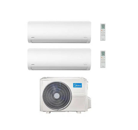 midea condizionatore midea dual split inverter serie xtreme pro 90009000 btu con m2oe 18 r 32 wi fi integrato