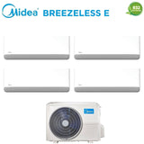 midea condizionatore quadri split midea breezeless e 991212 con m4oe 28hfn8 q r 32 wi fi integrato