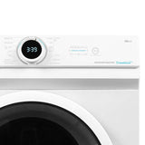 midea lavatrice a carico frontale midea serie lunar mf100w80baw 8 kg classe a 1400 giri a85xl595xp475 steam care bianco