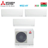mitsubishi electric climatizzatore condizionatore mitsubishi electric trial split inverter linea plus serie msz ay 9918 con mxz 3f68vf r 32 wi fi integrato 9000900018000