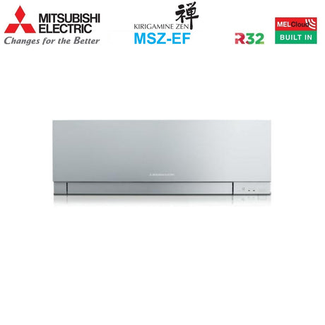 mitsubishi electric unita interna a parete mitsubishi electric kirigamine zen silver 15000 btu msz ef42vgks r 32 wi fi integrato ean 8851492794111