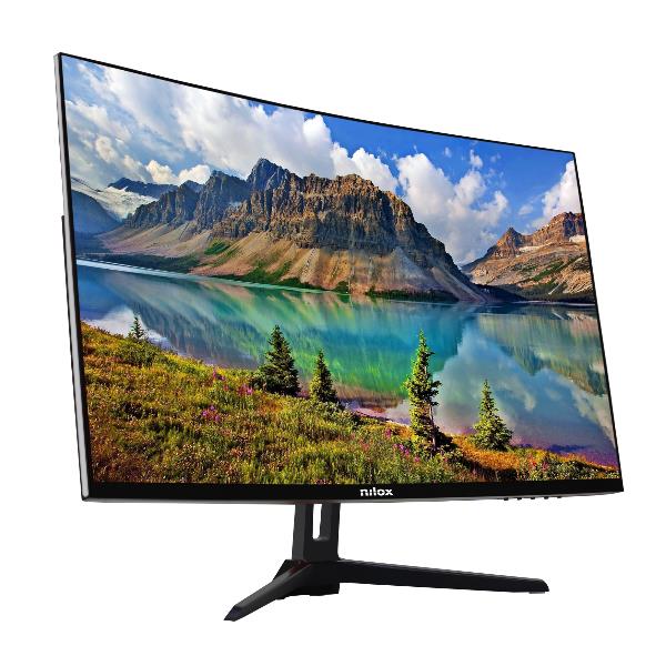 nilox curved monitor 32 ips led 2560x1440 px 75 hz 4w 3 hdmi 1 ms nxmmips32crvd black nero