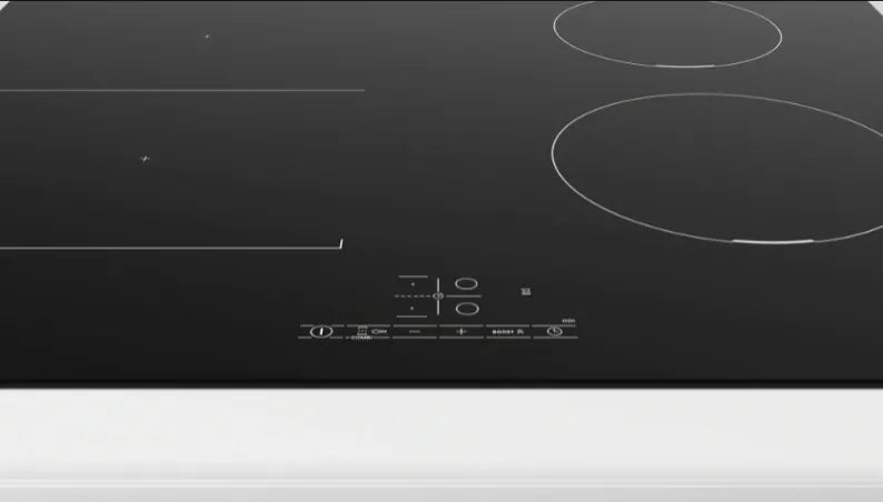 piano cottura a induzione bosh serie 4 pvs611bb6e 4 fuochi 60 cm in vetroceramica nero lxp 59x52 touchselect powerboost combizone