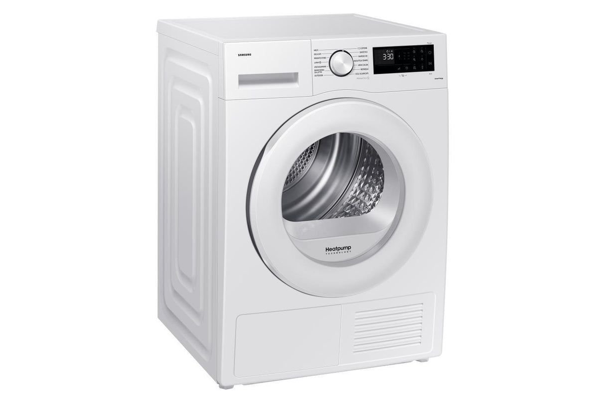 samsung asciugatrice a pompa di calore samsung 9 kg dv90cgc0a0te optimal dry sensor classe a a85xl60xp60 hygiene care wifi ean 8806095190396