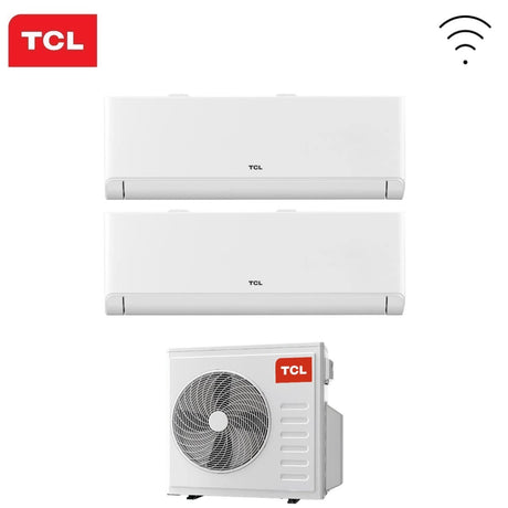 tcl climatizzatore condizionatore tcl dual split inverter serie breezein p5 912 con mt1420 r 32 wi fi integrato 900012000