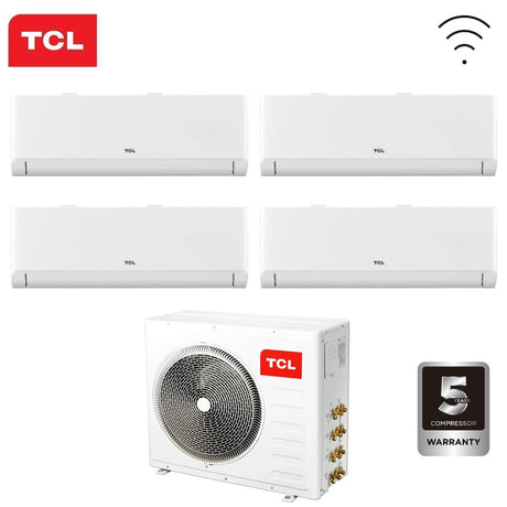 tcl climatizzatore condizionatore tcl quadri split inverter serie breezein 99912 con mt3240 r 32 wi fi integrato 90009000900012000
