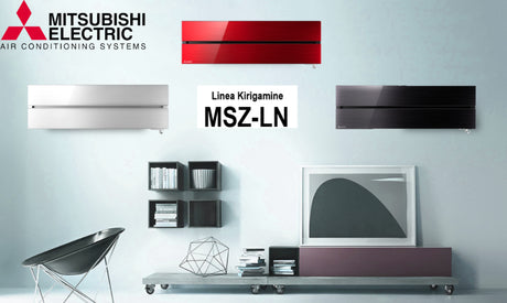 unita interna a parete mitsubishi electric inverter serie kirigamine style 18000 btu msz ln50vgr colore ruby red rosso 6234