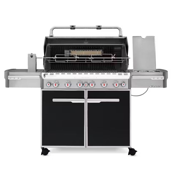 weber barbecue a gas weber summit e 670 gbs 6 bruciatori gas gpl 7371029