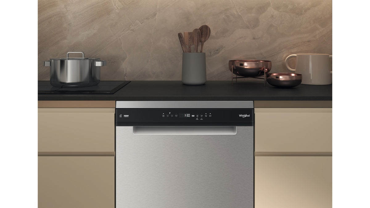 whirlpool lavastavoglie whirlpool w7f hp43 x maxispace 15 coperti a84xl60xp59 classe c tecnologia 6 senso inox ean 8003437640513