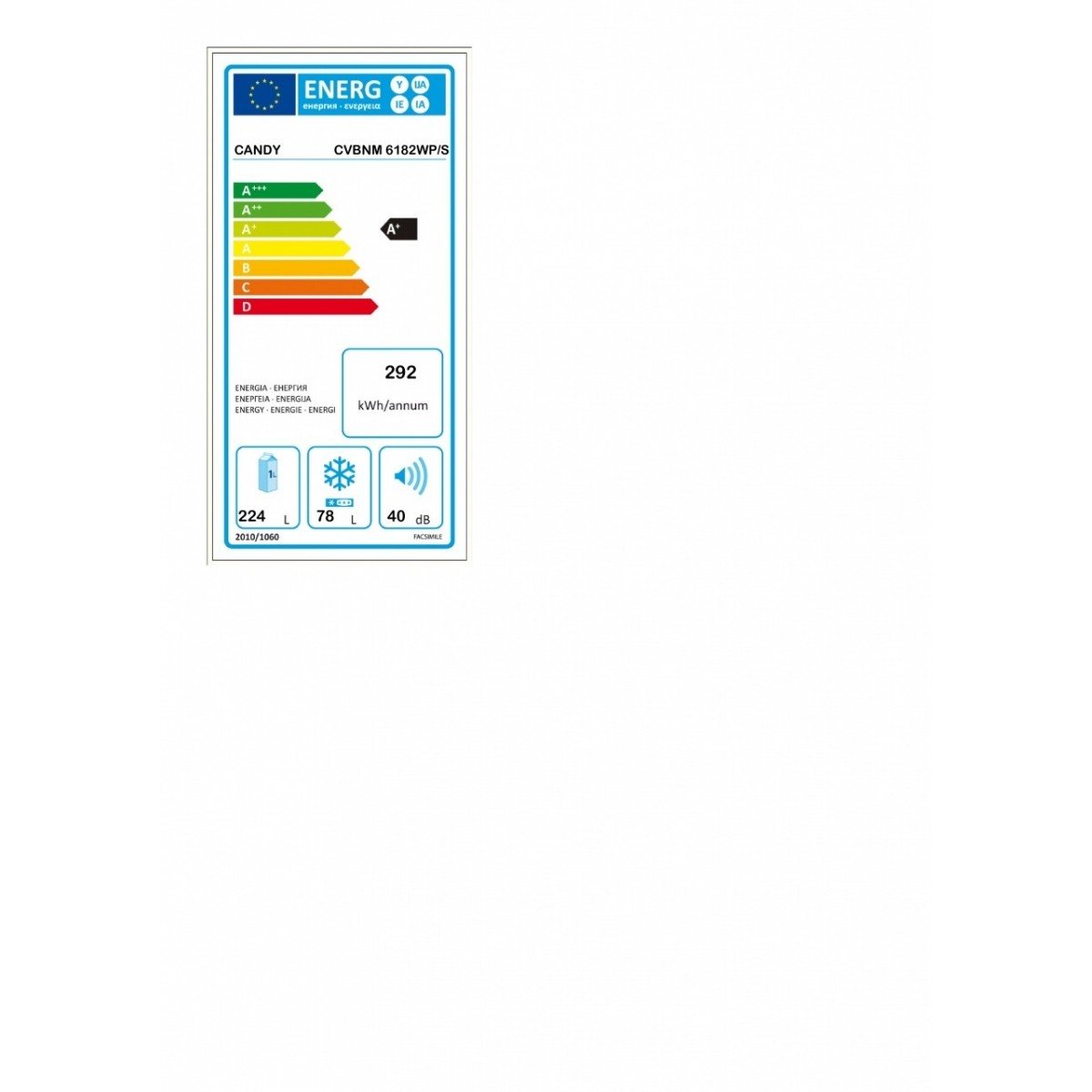 candy fr combi cvbnm 6182wp sn