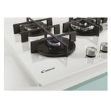 candy piano cottura ad incasso candy cvg74wpw 5 fuochi l745xp51 vetro temperato bianco ean 33802749