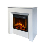 divina fire camino elettrico da terra divine fire bellini in legno bianco