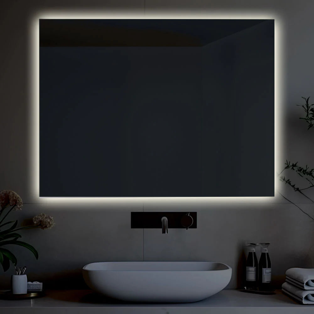 divina garden specchio da bagno retroilluminato reversibile aurora led 70x90 ean 8056157809357