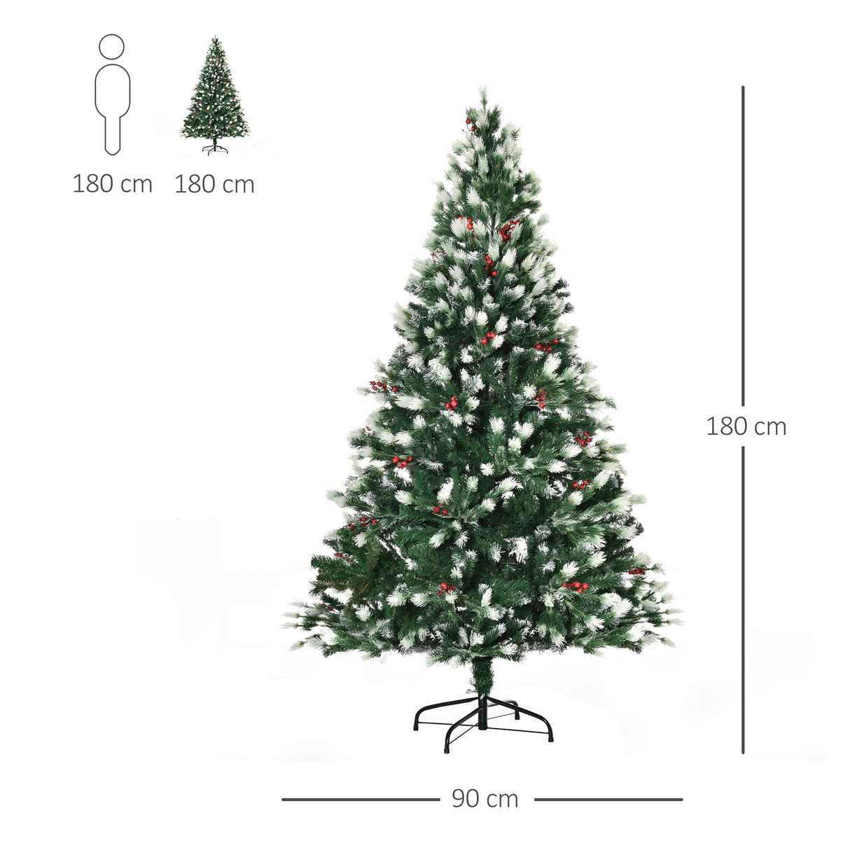 immagine-3-easycomfort-easycomfort-albero-di-natale-artificiale-180cm-innevato-con-neve-finta-e-bacche-rosse