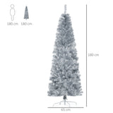 immagine-3-easycomfort-easycomfort-albero-di-natale-artificiale-alto-180cm-con-618-rami-albero-di-natale-slim-con-base-rimovibile-in-pet-e-acciaio-argento