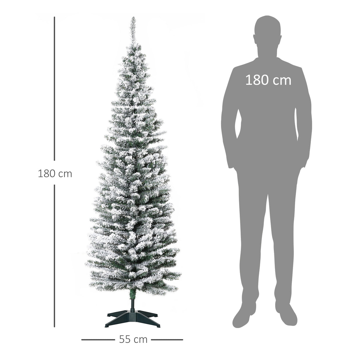 immagine-3-easycomfort-easycomfort-albero-di-natale-artificiale-innevato-180cm-con-rami-390-base-rimovibile-decorazioni-natalizie