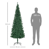 immagine-3-easycomfort-easycomfort-albero-di-natale-artificiale-slim-210cm-con-631-rami-supporto-in-metallo