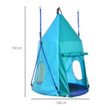 immagine-3-easycomfort-easycomfort-altalena-da-giardino-con-tenda-per-bambini-da-3-8-anni-100cm-e-corde-regolabili-blu