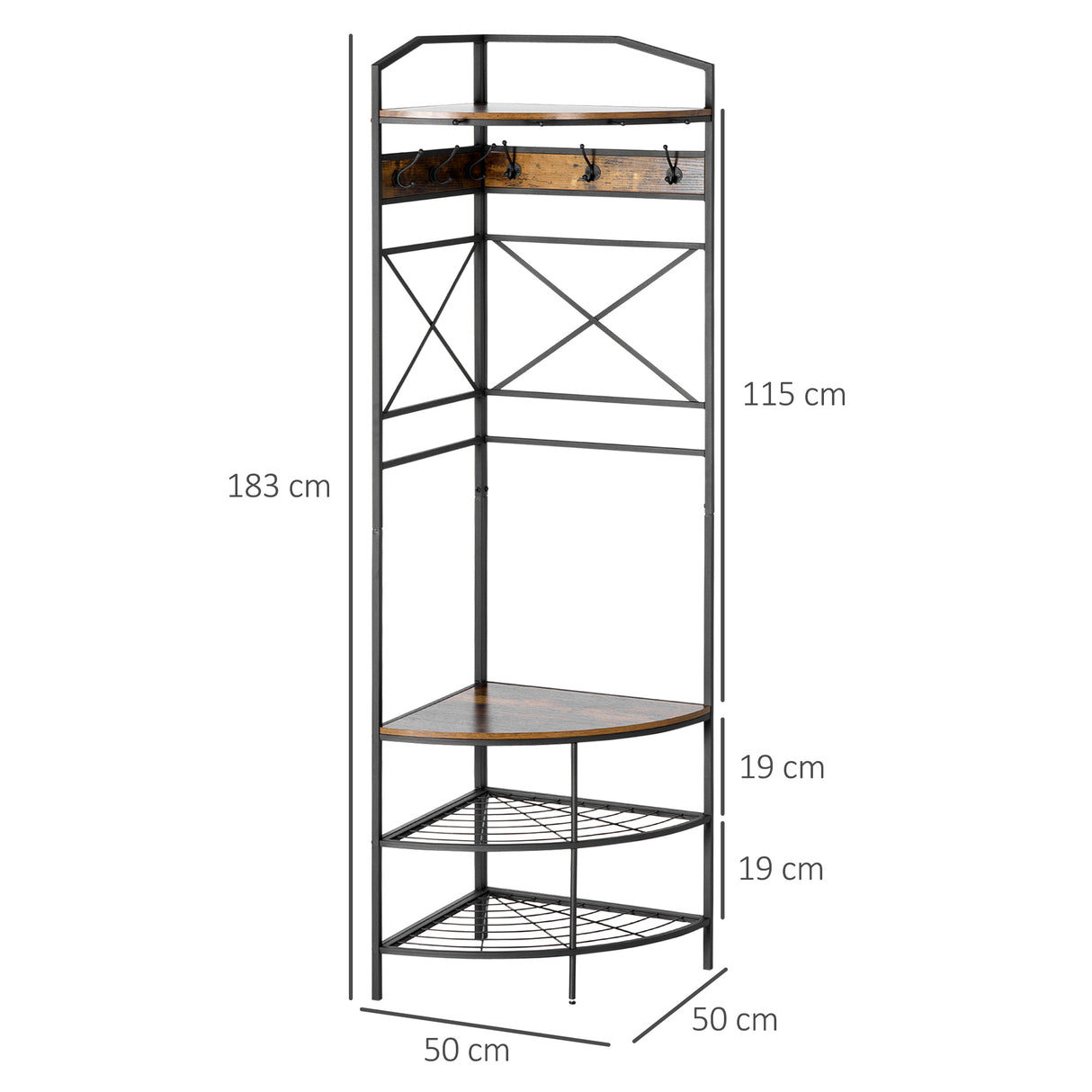 immagine-3-easycomfort-easycomfort-appendiabiti-da-terra-angolare-con-panca-e-scarpiera-in-stile-industriale-50x50x183cm-marrone